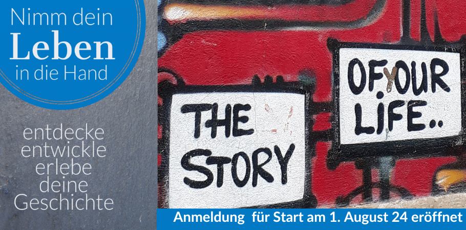 Nimm dein Leben in die Hand - Design your LifeStory Coaching - Damit dein Leben sich wieder saftig anfühlt -berufliche und persönliche Weiterentwicklung mit StoryCoach Katrin Klemm in Hamburg -