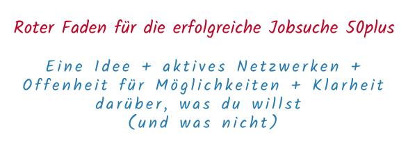 Katrin Klemm im Interview mit Caterine Schwierz und den roten Faden einer erfolgreichen Jobsuche über 50