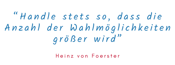 Katrin Klemm im Interview mit Caterine Schwierz und ihren Weg, mit über 60 einen neuen Job zu finden - Zitat Heinz von Foerster